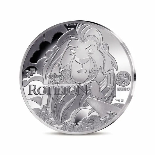 Γαλλία 10€ "30 Χρόνια του Βασιλιά των Λιονταριών" Silver Proof 2024