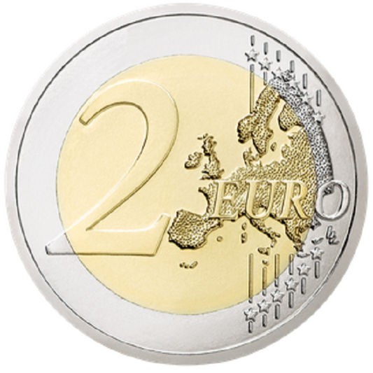 Λουξεμβούργο 2 € 100 χρόνια Γέννηση Μεγάλος Δούκας Ζαν 2021