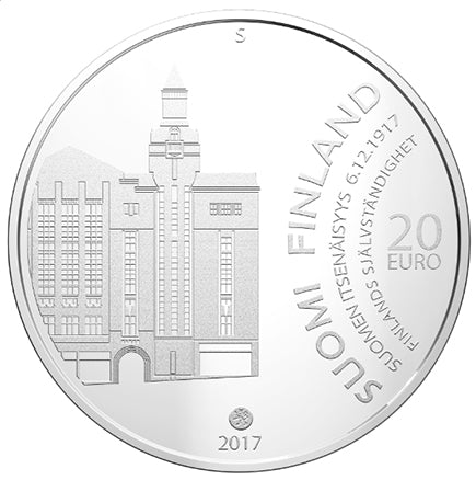 Φινλανδία 20 € 100 χρόνια ανεξαρτησίας 2017