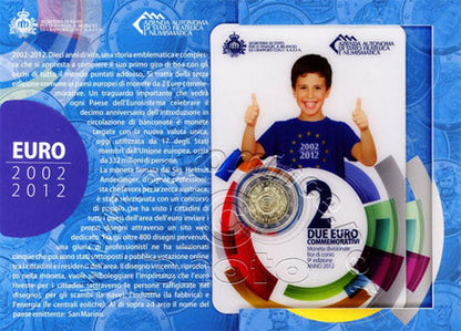 San Marino 2€ 2012 - 10 Years of the Euro