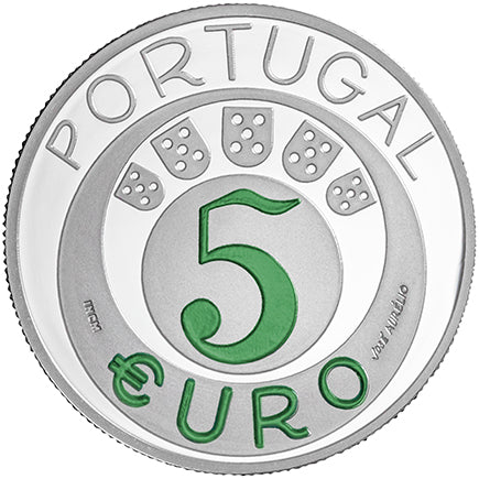 Πορτογαλία 5€ 45 Χρόνια της 25ης Απριλίου 2019 Proof Silver