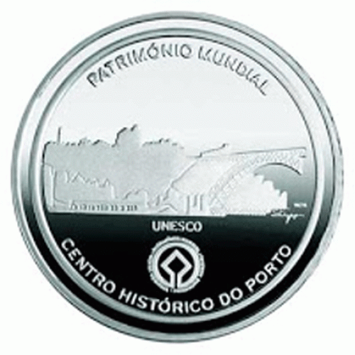 Πορτογαλία 2,50 € Ιστορικό Κέντρο του Πόρτο Πράτα Απόδειξη 2008