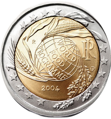 Ιταλία 2€ Παγκόσμιο Επισιτιστικό Πρόγραμμα 2004