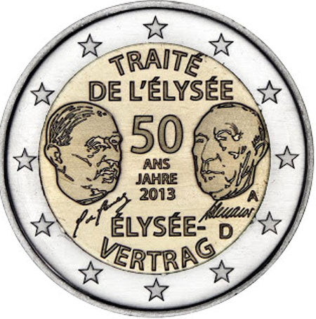 Γερμανία 2€ Συνθήκη Ελισσαίου 2013