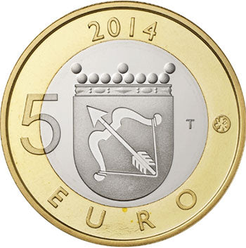 Φινλανδία 5 € Savonia Grebe 2014