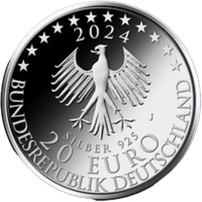 Γερμανία 20 € 300 χρόνια από τη γέννηση του Immanuel Kant” Silver 2024