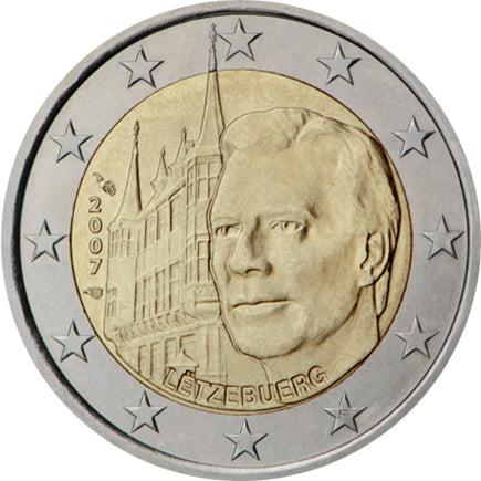 Λουξεμβούργο 2€ Παλάτι του Μεγάλου Δούκα 2007