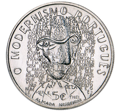 Πορτογαλία 5€ Μοντερνισμός 2016